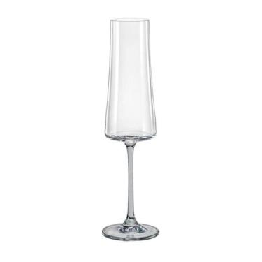 Imagem de Taça De Cristal Bohemia Para Champanhe 210 ml Fumê Xtra 1 Peça - Bohem