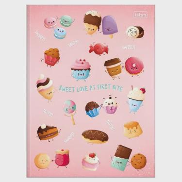 Imagem de Caderno Brochura Capa Dura Universitário Taste Rosa - 80 Folhas - Tilibra