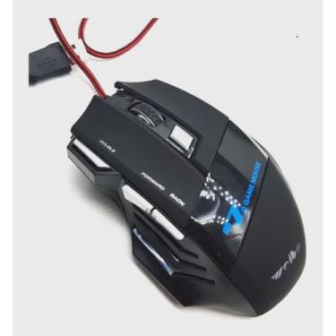 Imagem de Mouse gamer para jogo computador X7 USB LED laser 7 Botões Profissional 3200DPI Ergonomico