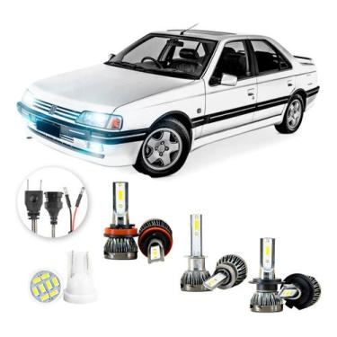 Imagem de Ultra Led Nano 22000lm Peugeot 405 1988-1995 H1 H7 H8 - LUXLED y3, Bra