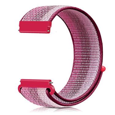 Imagem de AVOD Pulseiras esportivas de nylon de 19 mm de liberação rápida compatíveis com Willful/YAMAY/Letsfit/LETSCOM/TEMINICE/LIFEBEE/Lintelek ID205 ID205L ID205G ID205S ID205U/Blackview/UMIDIGI para