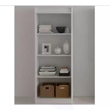 Imagem de Armario Estante Livreiro Para Escritório Me4150 Branco