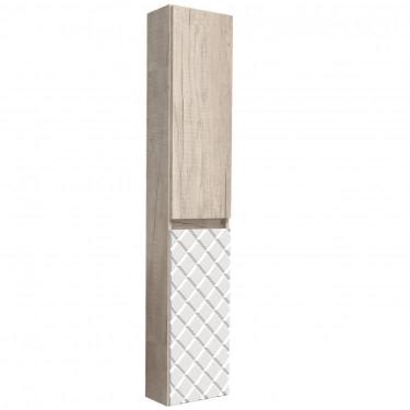 Imagem de Armário Aéreo Para Banheiro 2 Portas 5 Prateleiras Mônaco Darabas Agardi Mezzo Blanco/branco