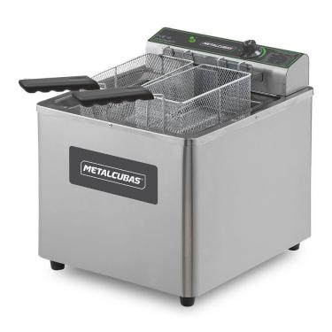 Imagem de Fritadeira Elétrica Zona Fria De Mesa Metalcubas 15 Litros Foe15m 5000w 220v