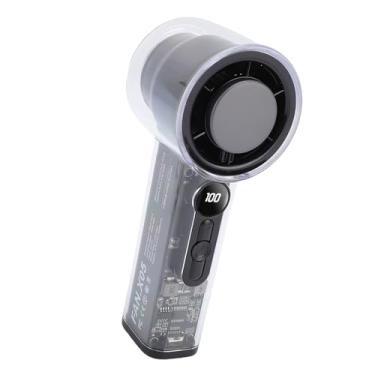 Imagem de Fã de Turbo Portátil, Ventilador de Refrigeração Pessoal Portátil Com 100 Níveis de Velocidade do, Exibição Digital, Resfriamento Eficiente, Design Silencioso para Camping de