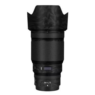 Imagem de Adesivo de lente de câmera para Nikon Z 50 mm F1.2S Película protetora de vinil decalque skin para 50 1.2 (Shadow Camo Black)