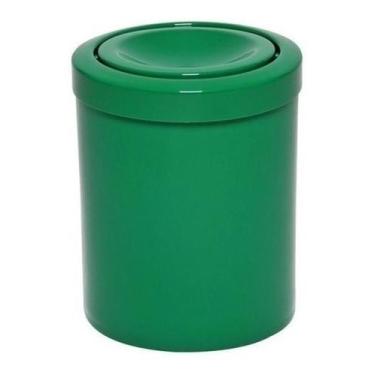 Imagem de Cesto Lixeira 12 Litros Tampa Meia Lua Esfera - JSN