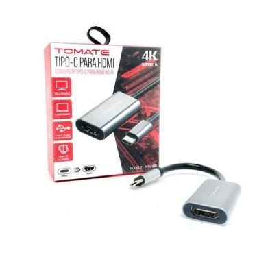 Imagem de Conversor Adaptador Usb Tipo C Para Hdmi 4K - Tomate