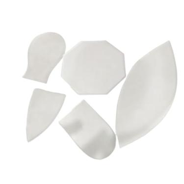 Imagem de oshhni 5x Réguas para Quilting, Modelos, Estênceis, Artesanato DIY, Régua para Quilting Transparente Fácil de Usar para Desenho, Máquina de Costura para