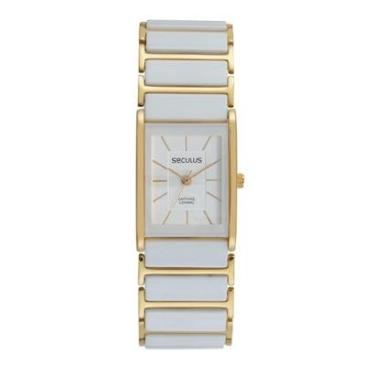 Imagem de Relógio Feminino Seculus Cerâmica 77230LPSVDQ1-Feminino
