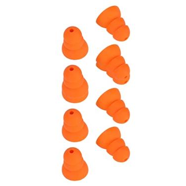 Imagem de Zerodis Silicone Orange Silicone 8 STK De para SE846 SE535 SE215 Binnengat 2.0-3,5 Mm Ruis Reduction Fone De Ouvido