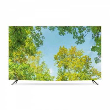 Imagem de Capa decorativa para TV com estampa florestal moderna tela de TV decorativa pano interno externo LED LCD montado na parede capa de TV à prova de poeira e protetor de tela solar - grove3||65 polegadas