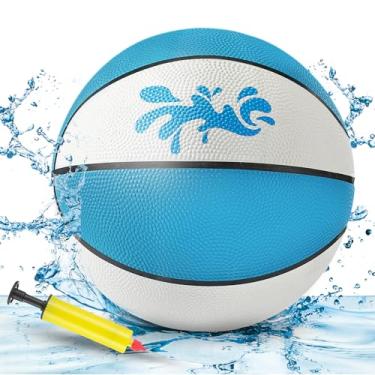 Imagem de Soulchen Bola de água inflável para piscina, basquete, impermeável, com bomba, bola de sinuca de borracha para adolescentes, adultos, ambientes internos e externos, verão, lago, jogos, lembrancinhas