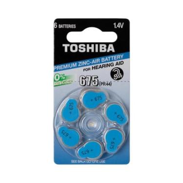Imagem de PILHA AUDITIVA TOSHIBA PR44 C/6
