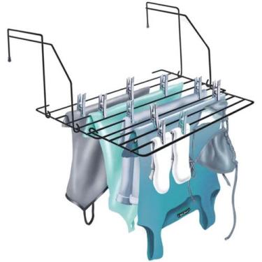 Imagem de Varal Portátil Flick Aço Portas Janelas Box Apartamento PR - Secalux