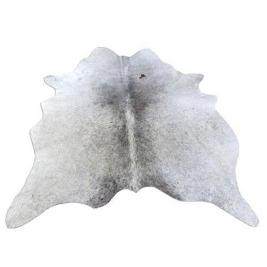 Imagem de Tapete Couro Natural Pele Inteira 1,60X1,90M Branco Cinza - Joli Tapet