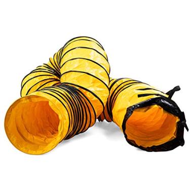 Imagem de MOUNTO Mangueira de duto flexível de PVC de 6 m para exaustor (45,7 cm sem bolsa)