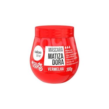 Imagem de Salon Line, Máscara Matizadora Vermelha, #TodeCacho, Vegano - Para Cabelos Ondulados, Cacheados e Crespos, 300g