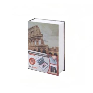 Imagem de Cofre Camuflado Com Chave Formato Livro Porta Joias Dinheiro Médio(LIvro Pequeno)