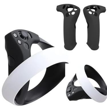Imagem de Ferbao Alça para PS VR 2, capa de silicone para PS VR 2. Capa de alça para PS VR 2 (preto)