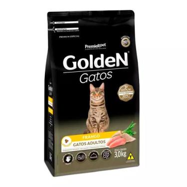 Imagem de Ração Premier Golden para Gatos Adultos Frango 3kg
