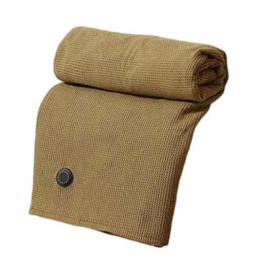 Imagem de Rrlihjgu Xaile Elétrico de Aquecimento,Manta Elétrica USB para Aquecimento | Três Níveis Temperatura Manta para Frio Adultos e Idosos Viagem e Acampamento