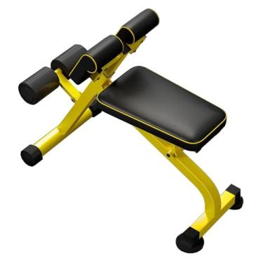 Imagem de ATIJAA Banco de academia ajustável banco de extensão traseira cadeira romana resistente equipamento de exercício hiperextensão banco de academia para academia em casa, cargas 200 kg equipamentos de