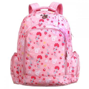 Imagem de Mochila Costas G Capricho Flores Rosa 11882 Dmw