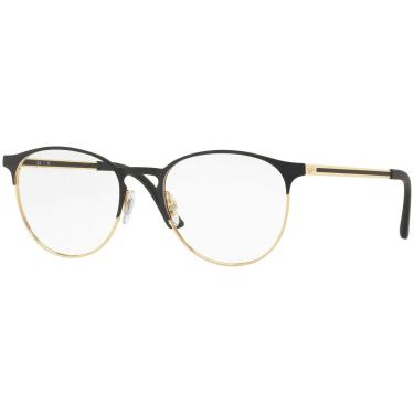 Imagem de Armação para Óculos Ray-Ban 0RX6375 2890 Tam 53 / Preto/Ouro