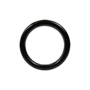 Imagem de Argola Para Cortina Artesanato 4cm De Plástico Preto Com 10 Unidades -