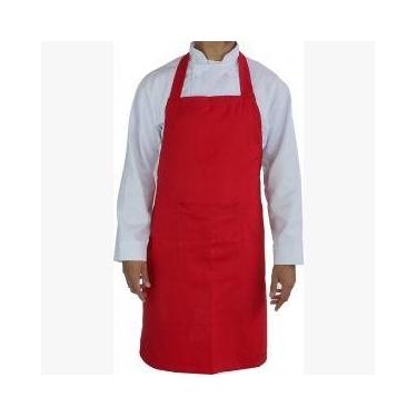 Imagem de Avental brim vermelho g 1,10x70cm - R&S