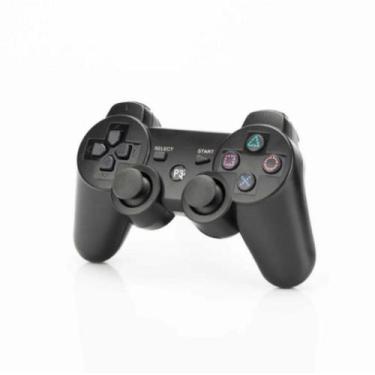 Imagem de Kit 2 Controle Sem Fio compatível  Ps 3 Preto - Sharklplay