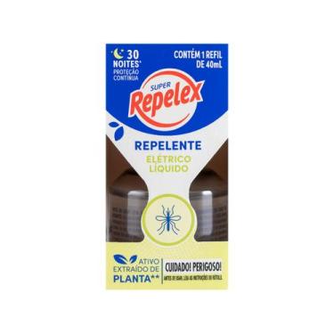 Imagem de Repelente Elétrico Líquido Super Repelex 7891035002830 40ml 30 Noites,