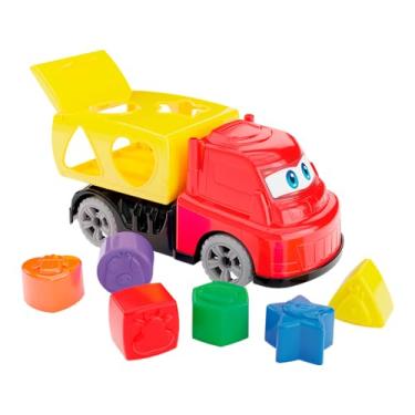 Imagem de Caminhão Deko 6 Formas Coloridas Animais GGB Plast