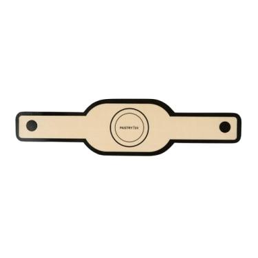 Imagem de Restaurantware Alça de pão para forno holandês com alças longas, pacote com 1 estilingue oval antiaderente de fibra de vidro de fibra de vidro, reutilizável, antiderrapante, lavável na louça, marrom e