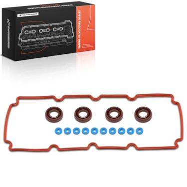 Imagem de A-Premium Junta da tampa da válvula do motor adequada para Ford Escort Mercury Tracer 1991-1997, com ilhós de tampa de válvula, 1.9L 2.0L L4 GAS SOHC naturalmente aspirado