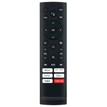 Imagem de Controle remoto de substituição aplicável para Hisense Smart Android TV 55U8G 75U7G 65U8G 55U7G 65U7G 55U78G 55U88G 75U78G 75U9DG 65U78G 65U88G 55A68FUA 75U91FUA 75A68FUA 75A68FUA 75A68FUA 65A68FUA