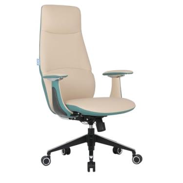 Imagem de Cadeirade Escritório Ergonômica Presidente DT3 Vivance, em Revestimento Eco Nappa™; Espuma injetada de alta densidade;reclino de 90° a 135° com 4 travas;Assento deslizante; Certificada NR-17 (Chalky)