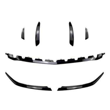 Imagem de Compatível com Mercedes Benz Classe A W177 A180 A200 A220 A35 AMG 2018+ Refit Para-choque dianteiro Lip Spoiler Canards Fins Divisores Body Kits