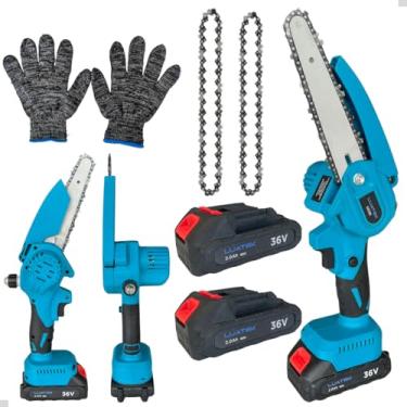 Imagem de Motosserra Bateria Elétrica 6 Polegadas Bateria 36v Portátil Serra Sabre Poda Arvores Cerca Viva