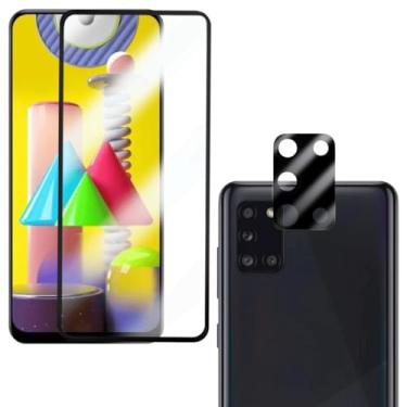 Imagem de Kit Película Vidro 3D para Galaxy M31 e Película de Lente Câmera, Vidro Temperado 9H, Proteção Total da Tela