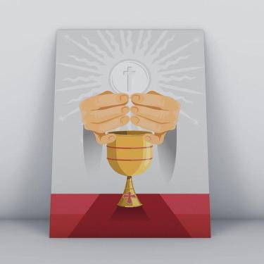 Imagem de Quadros TAC religião Cristã 017 20x30cm MDF Colorido