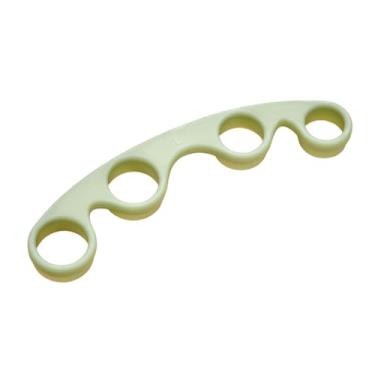 Imagem de Zxpjkyu Expansor de Dedo para Guitarra, Aparelho de Treinamento para Alongamento de Mãos, Feito de Material PP de Fácil Manutenção para Aulas de Violão, Sala, Green L