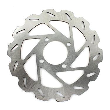 Imagem de TARAZON Rotor de disco de freio traseiro para Yamaha YFZ450 2004 2005 Raptor 350 2004-2013 Raptor YFM 250 2008-2013 Raptor 125 2011-2013 YFZ450 2004-2005, 4D3 -2582W-00-00, 5TG-2582W-00-00