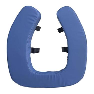 Imagem de Fxzqgnh Almofada para Assento Sanitário Mais Espessa, Acolchoada, Confortável, Universal, com Ventosas, para Idosos, para Hotel, Azul