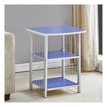 Imagem de SUNESA Suporte de impressão, suporte de impressora de três camadas, rack de arquivos, estante de livros, armazenamento de escritório, cozinha, artigos diversos, mesa de impressora (cor: 1)