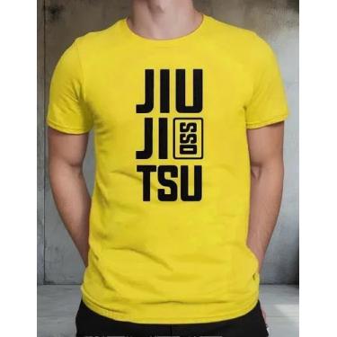 Imagem de Camiseta Camisa Algodão Feminina Masculina Adulto Luta Jiu Jitsu OSS M