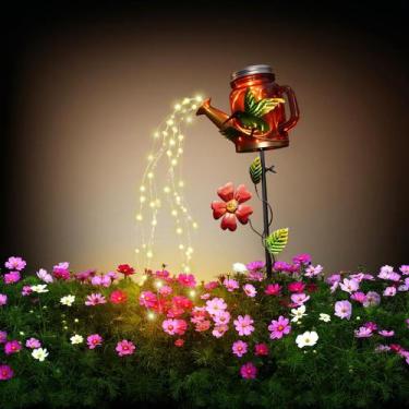 Imagem de Lâmpada solar de jardim SRNPMIU Regador Hummingbird LED IP45