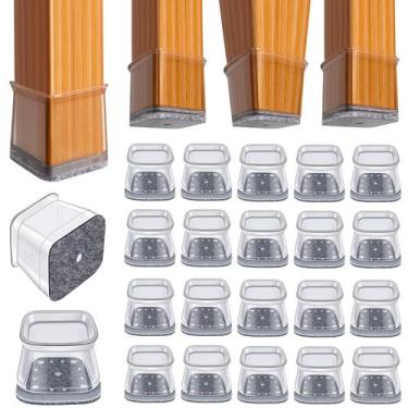 Imagem de Protetores de chão para pernas para cadeira BUMACO XL 4 cm, silicone, 