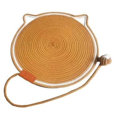 Imagem de Tapete Arranhador Dobrável Para Gatos De Sisal C/ Bolinha - TATUDEBOA